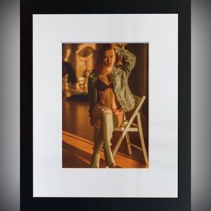 “Golden Hour Resolve” – Framed 5x7 Art Print Displayed in 8x10 Mat